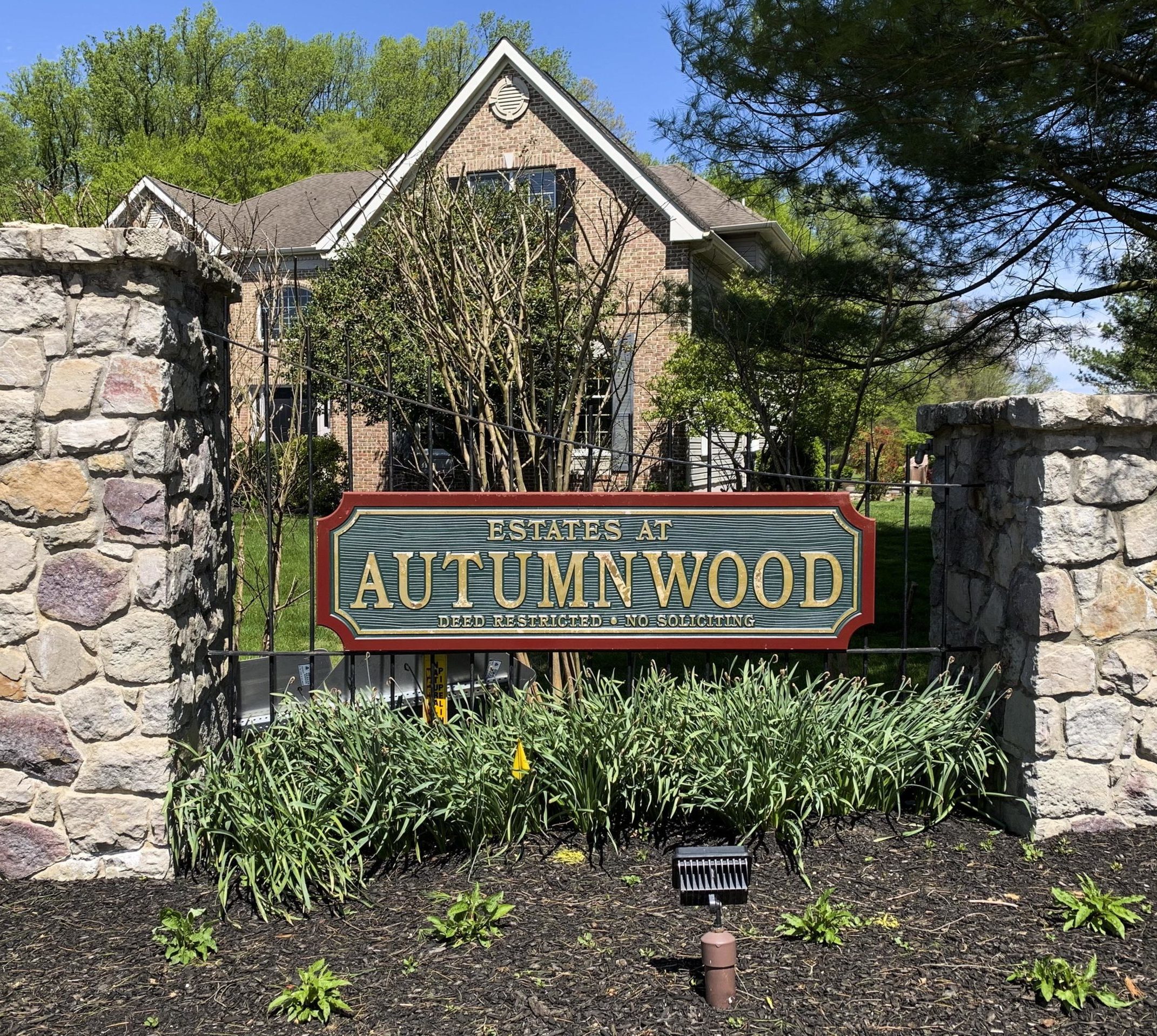 Autumnwood Entry Sign
