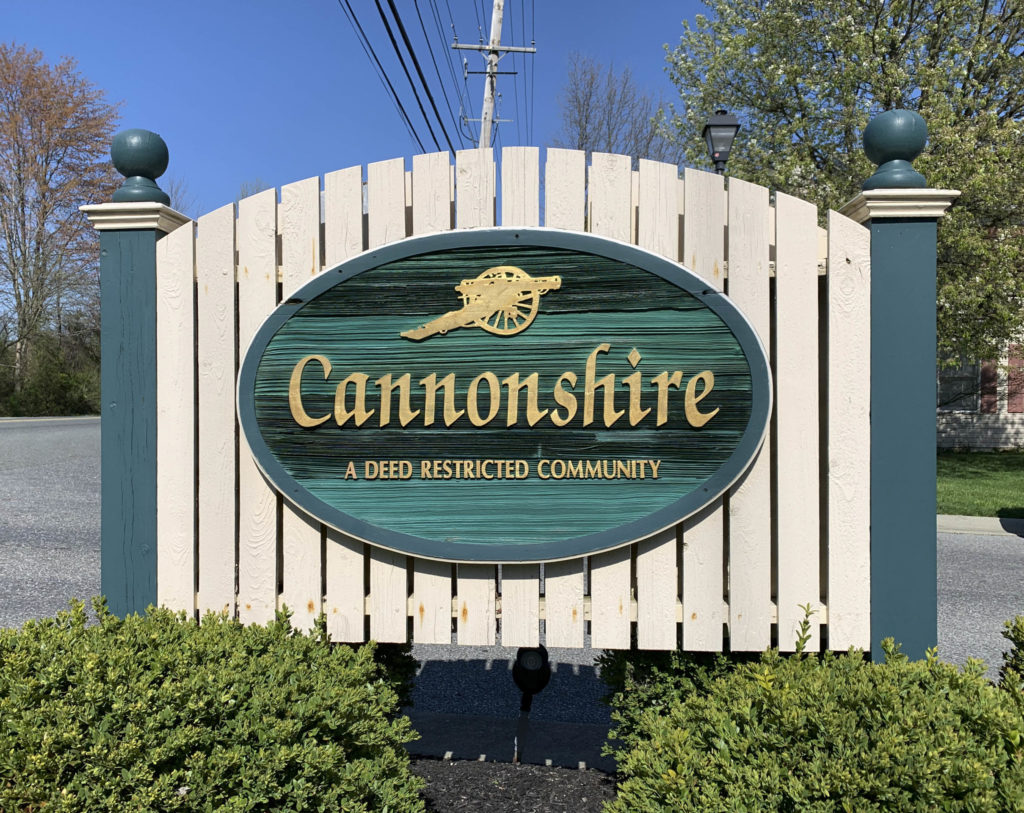 Cannonshire Entry Sign