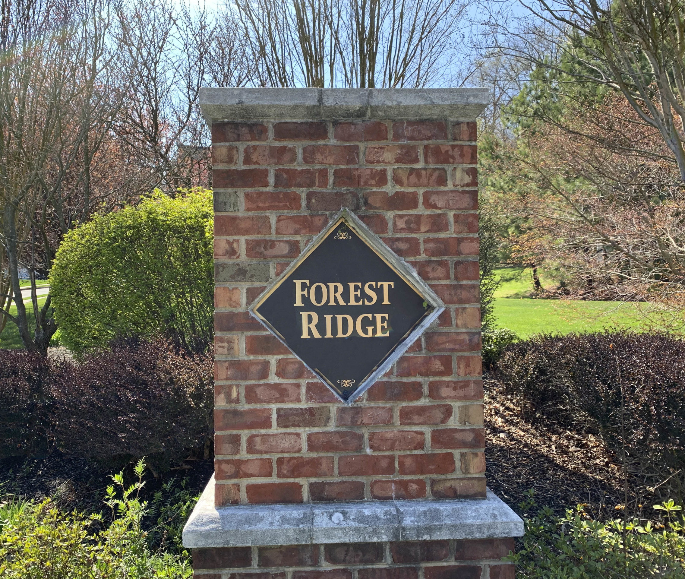 Forest Ridge Entry Sign