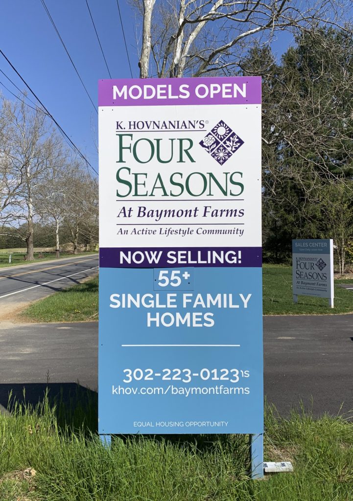 Four Seasons at Baymont Farm Entry Sign