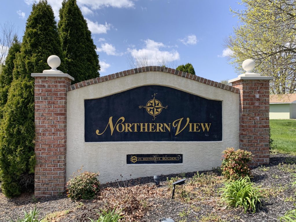 Northern View Entry Sign
