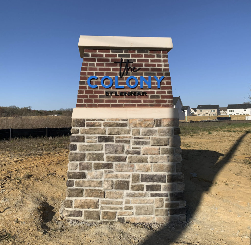 The Colony Entry Sign