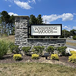 Whispering Woods Entry Sign